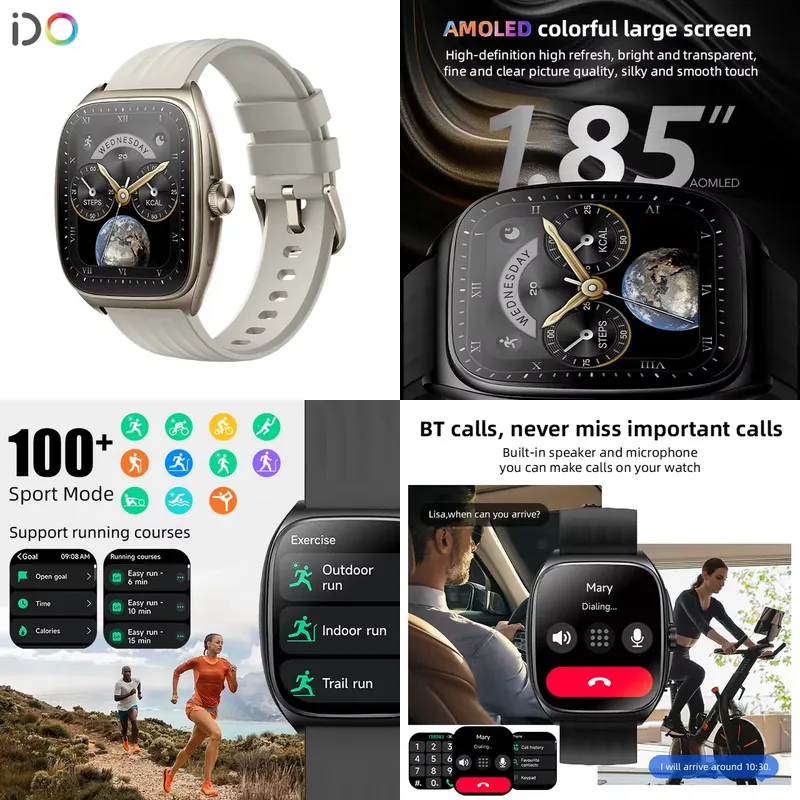 Smartwatches - Fabricante de Relógio Inteligente Masculino 2025,