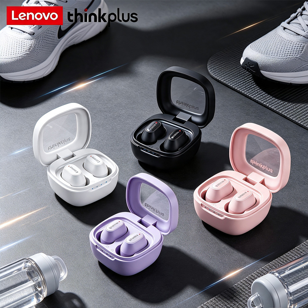 Tws Earbuds Bluetooth 5.3 - Fones de ouvido Lenovo XT62 elegantes