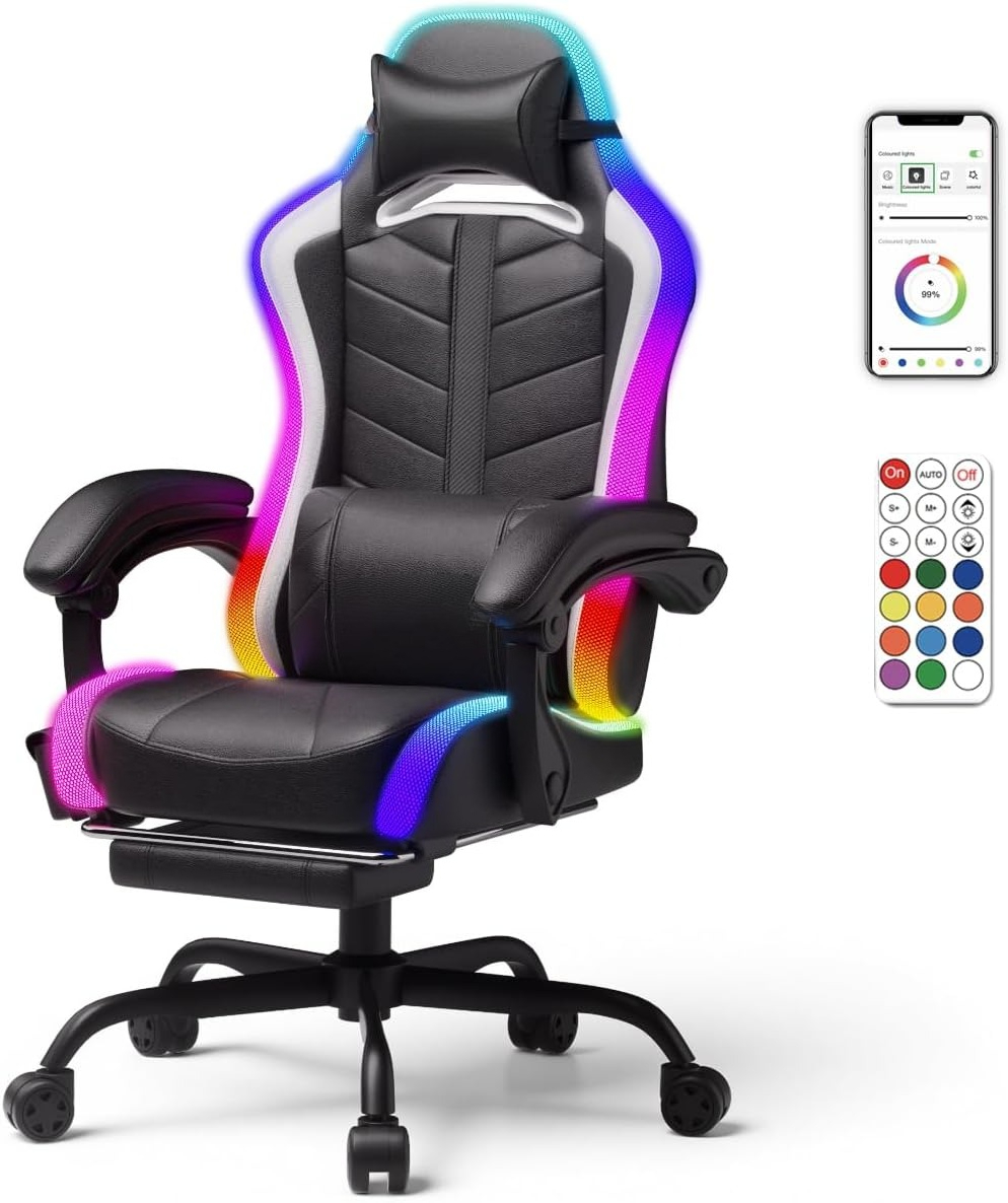 Speakers - Cadeira Gamer Premium em Couro PU
