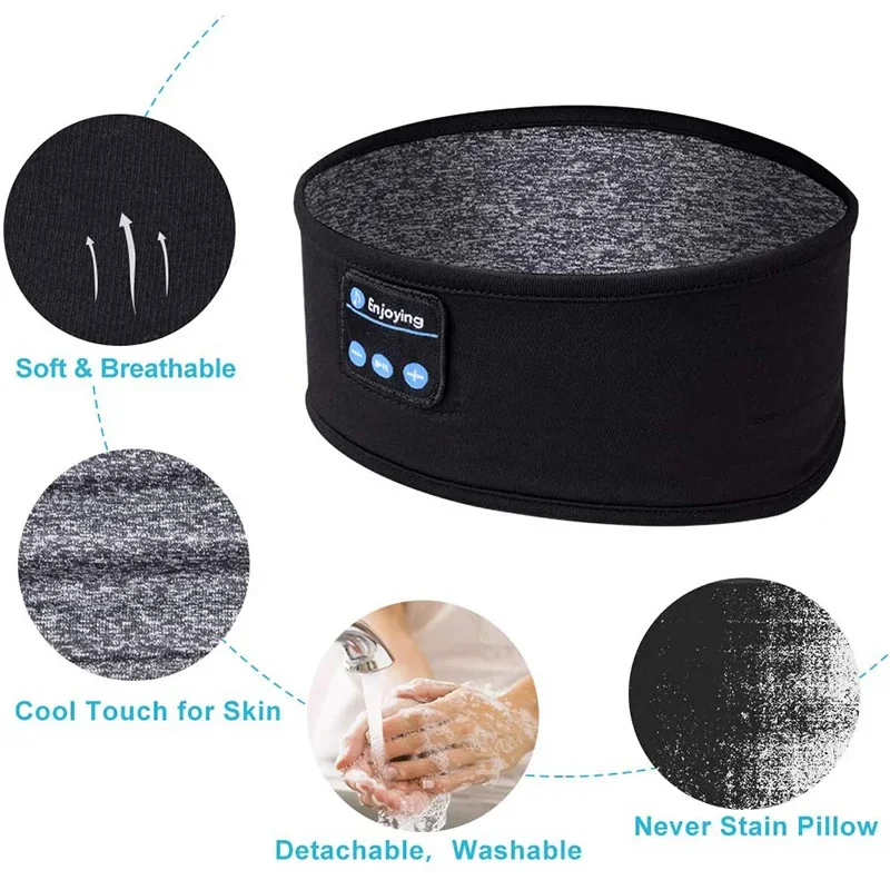 Sleep Mask Headphones Bluetooth - Fone de Ouvido Bluetooth para Dormir