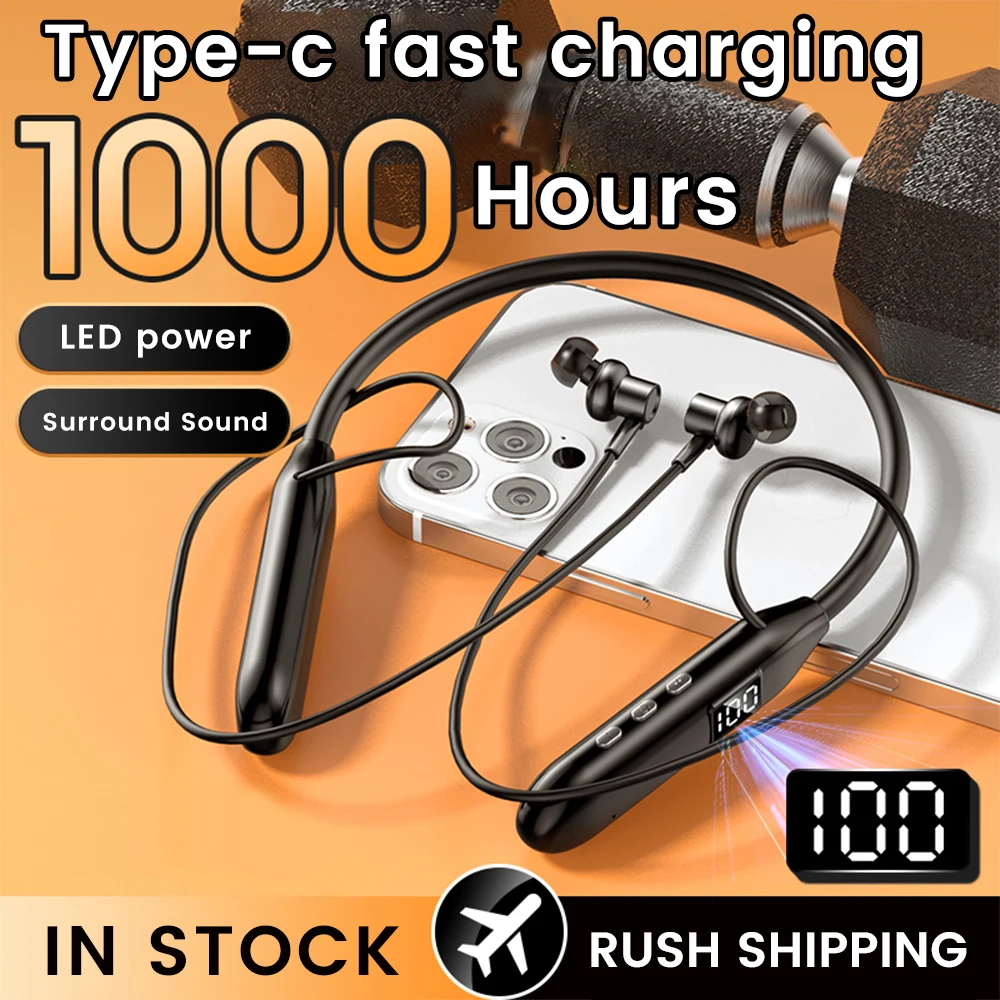 Magnetic Neckband Sports Earphones - Olaf fones de ouvido sem fio