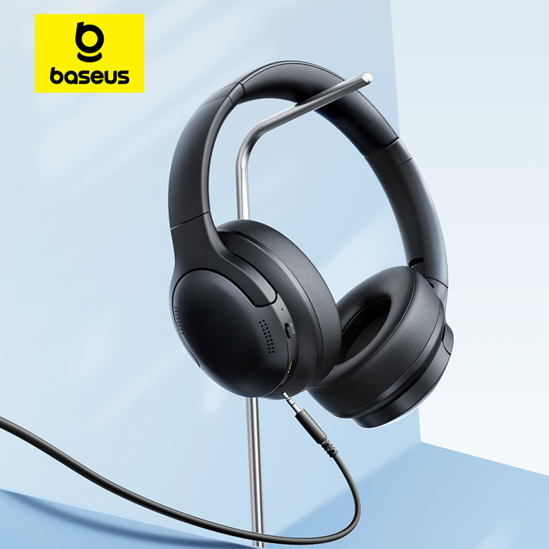 Anc Wireless Over Ear Headphones - Baseus bh1 lite fones de ouvido