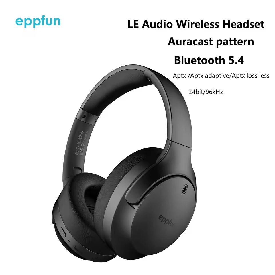 Anc Wireless Over Ear Headphones - Fones de Ouvido Eppfun LE Audio