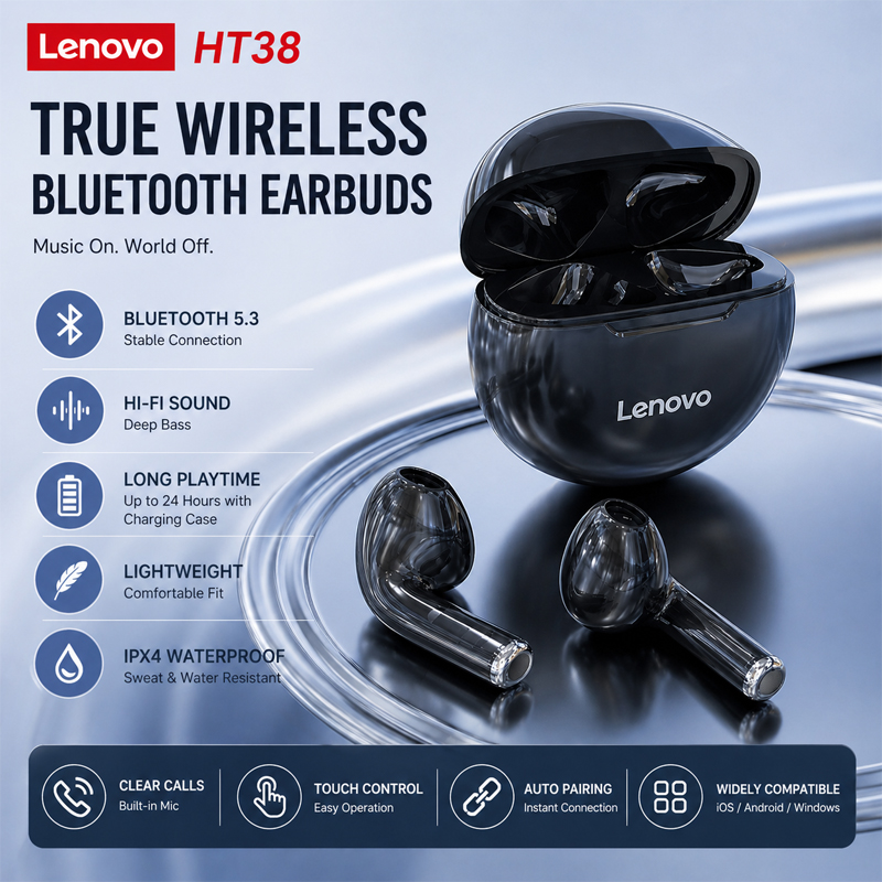 Tws Earbuds Bluetooth 5.3 - Novos Fones de Ouvido Sem Fio