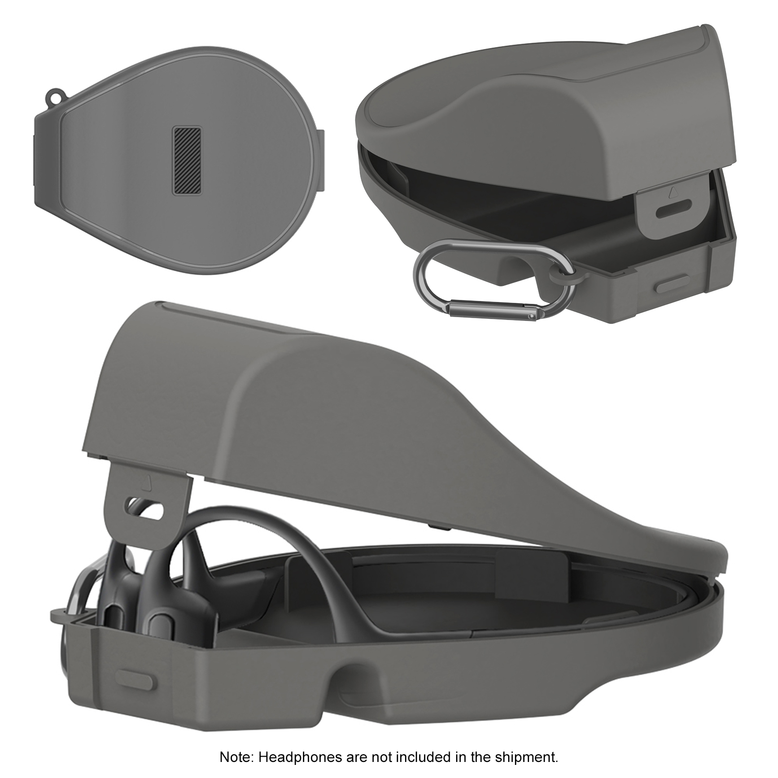Bone Conduction Running Headphones - Estojo Rígido para Fones de Ouvido
