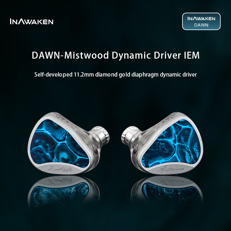 Planar Magnetic Iem Earphones - INAWAKEN Dawn Mistwood In-Ear Monitor com