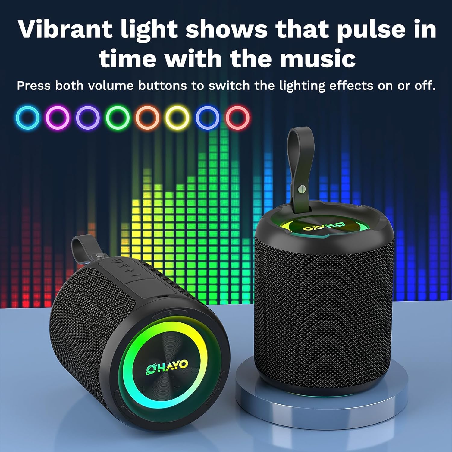 Portable Bluetooth Speaker Waterproof Ipx7 - OHAYO 40W Alto-falante Bluetooth portátil sem