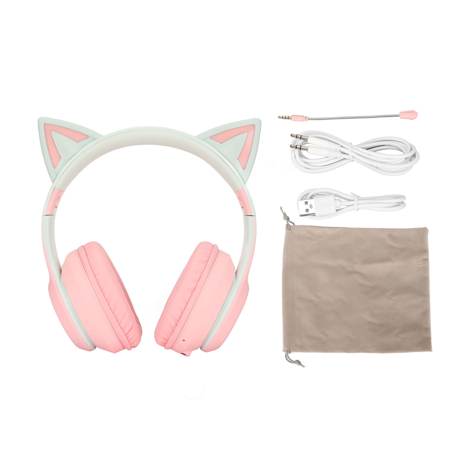 Cat Ear Bluetooth Headset Led - Fones de Ouvido Bluetooth para Jogos