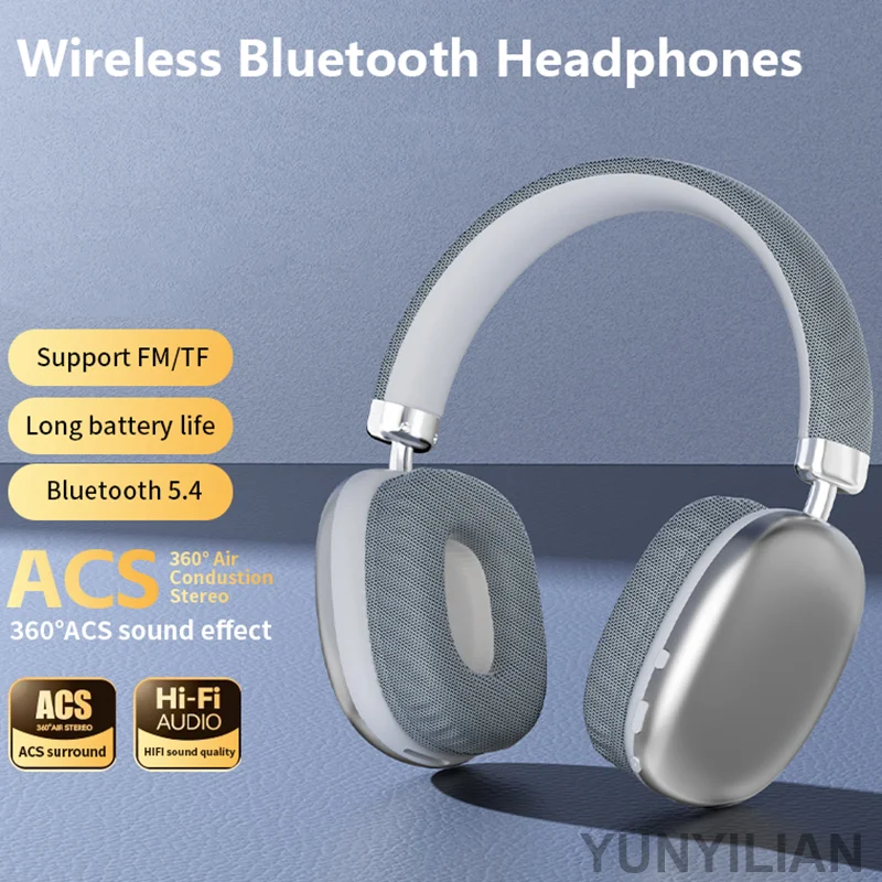 Anc Wireless Over Ear Headphones - Fones de Ouvido Bluetooth Air Max