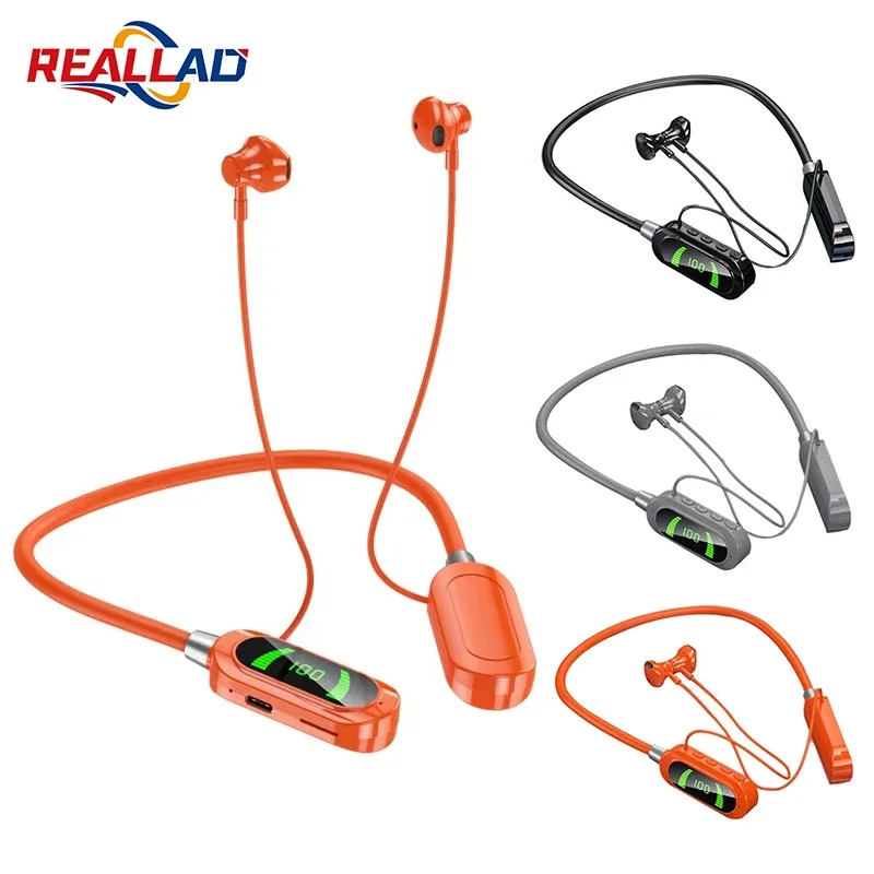 Magnetic Neckband Sports Earphones - Novo yg07 fones de ouvido sem