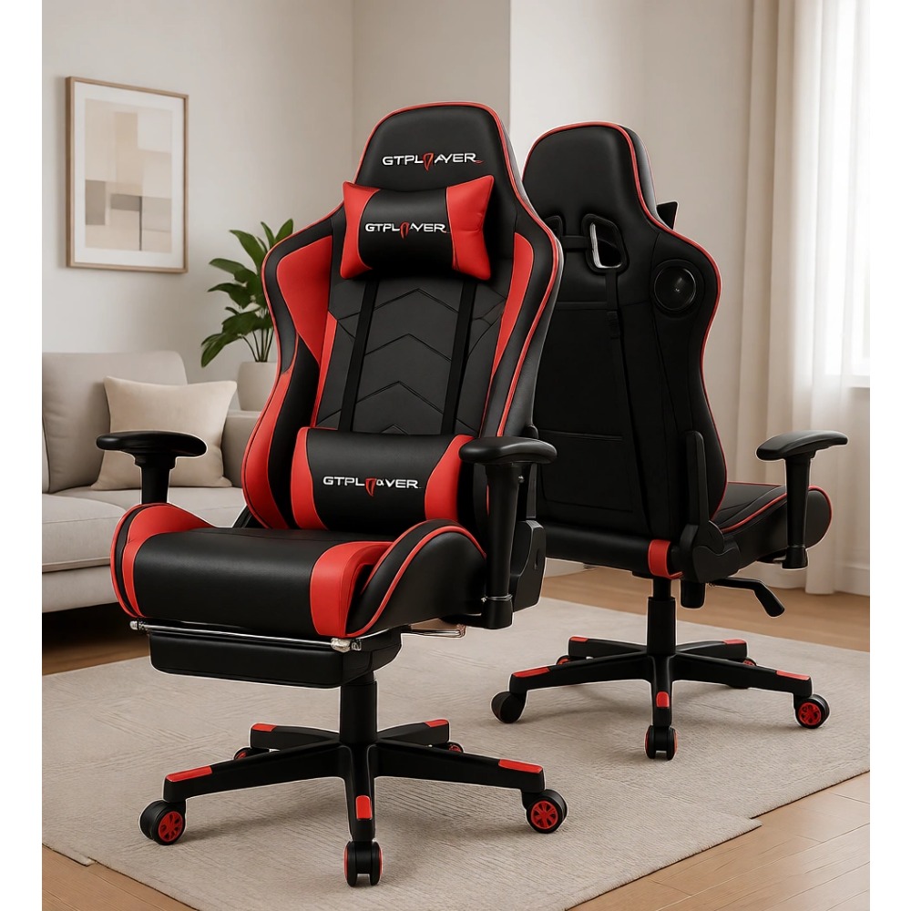 Speakers - Cadeira de Jogos Ergonômica com Alto-falantes
