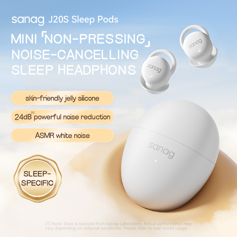 Sleep Mask Headphones Bluetooth - Fones de Ouvido Sem Fio Sanag