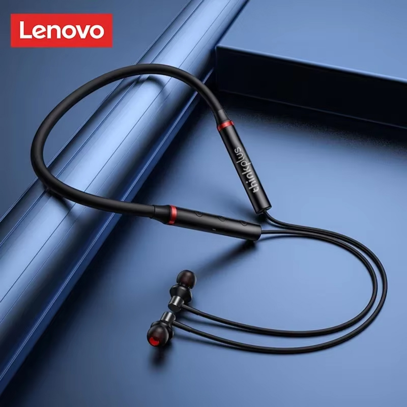 Magnetic Neckband Sports Earphones - Fones de Ouvido Bluetooth Lenovo HE05X