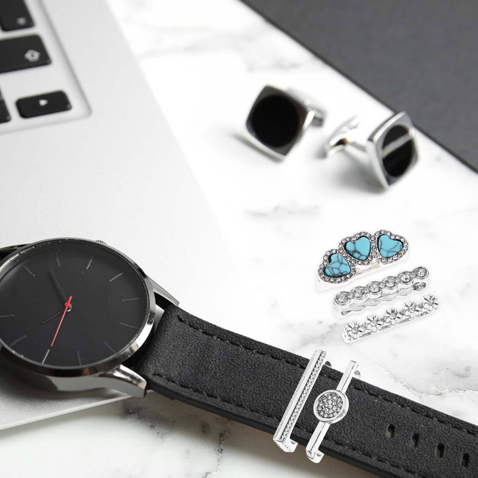 Conjunto de 5 Peças de Anéis D - Smartwatches avaliação e preço