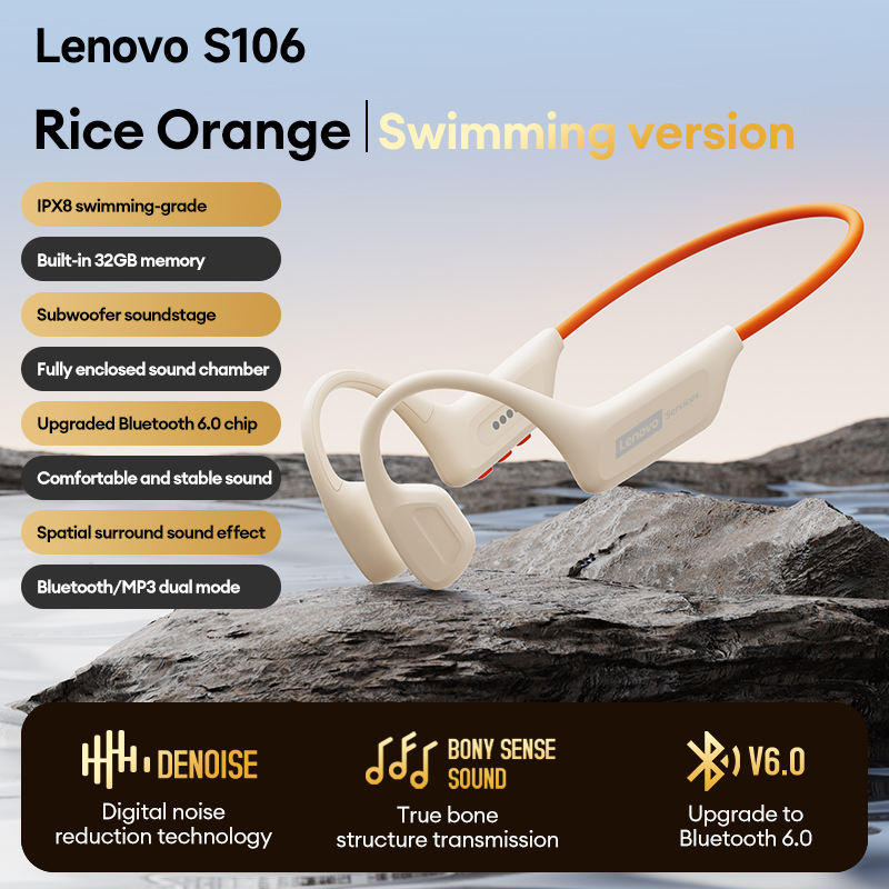 Fone de ouvido sem fio Lenovo  - Bone Conduction Running Headphones avaliação e preço