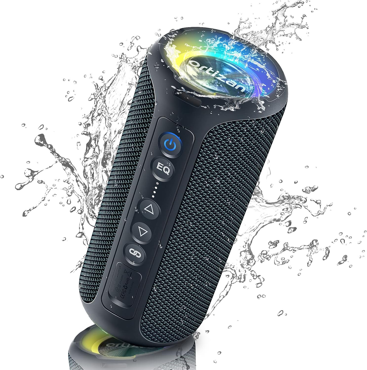 Ortizan alto-falantes bluetoot - Portable Bluetooth Speaker Waterproof Ipx7 avaliação e preço