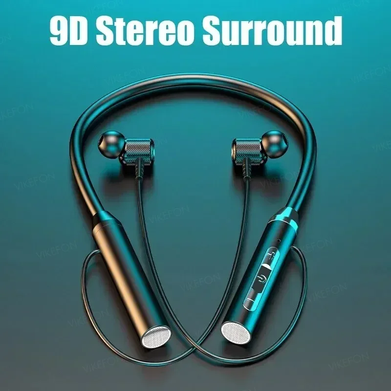 Fones de ouvido sem fio blueto - Magnetic Neckband Sports Earphones avaliação e preço