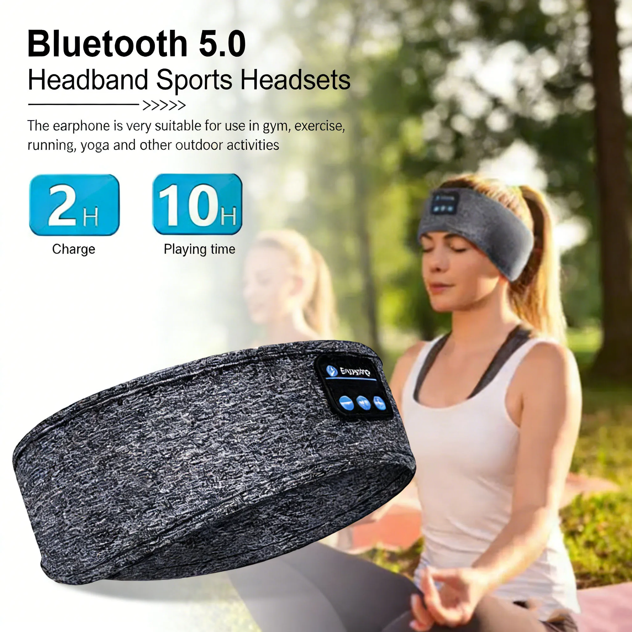 Fone de Ouvido Bluetooth para  - Sleep Mask Headphones Bluetooth avaliação e preço