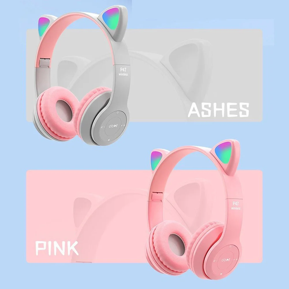 Piscando led bonito orelhas de - Cat Ear Bluetooth Headset Led avaliação e preço