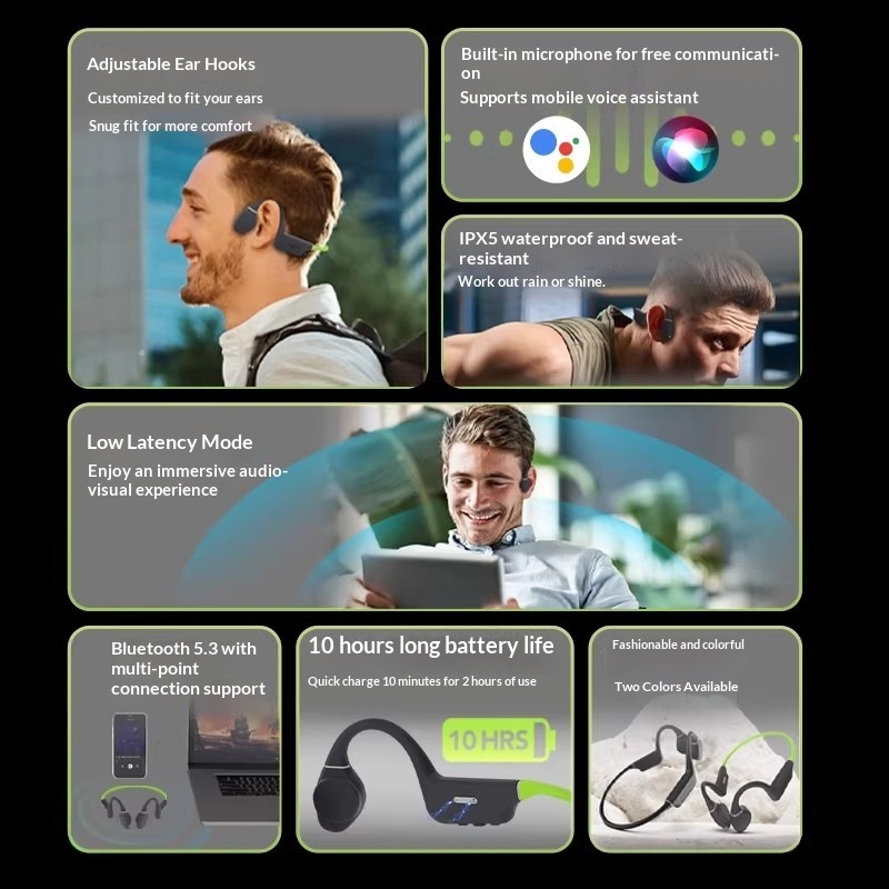 Criativo outlier livre à prova - Bone Conduction Running Headphones avaliação e preço