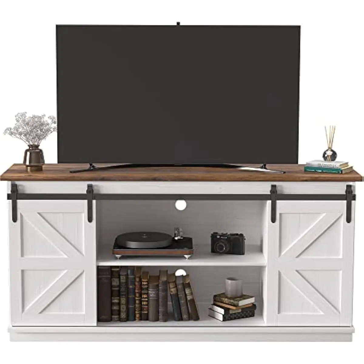 Console de TV Estilo Fazenda p - Cameras avaliação e preço