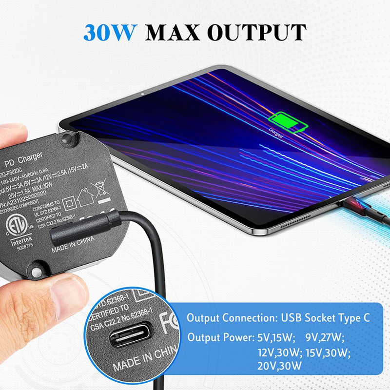Adaptador AC para USB-C: Fonte - Tablets avaliação e preço