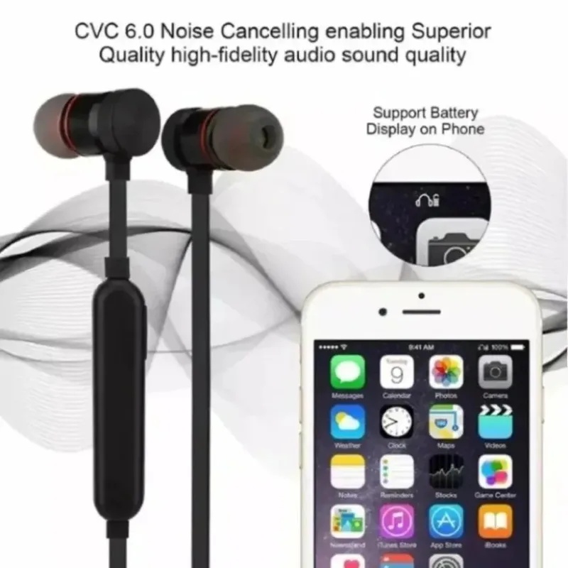 1-4 Peças de Fones de Ouvido B - Magnetic Neckband Sports Earphones avaliação e preço