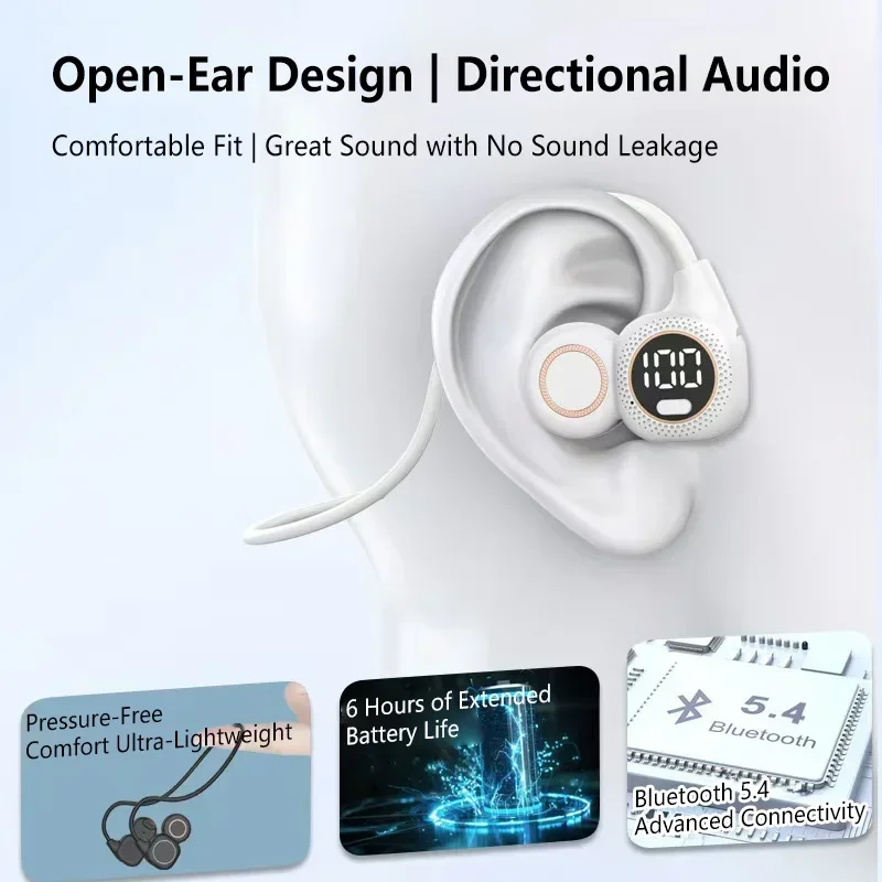 Fones de Ouvido Bluetooth de C - Bone Conduction Running Headphones avaliação e preço