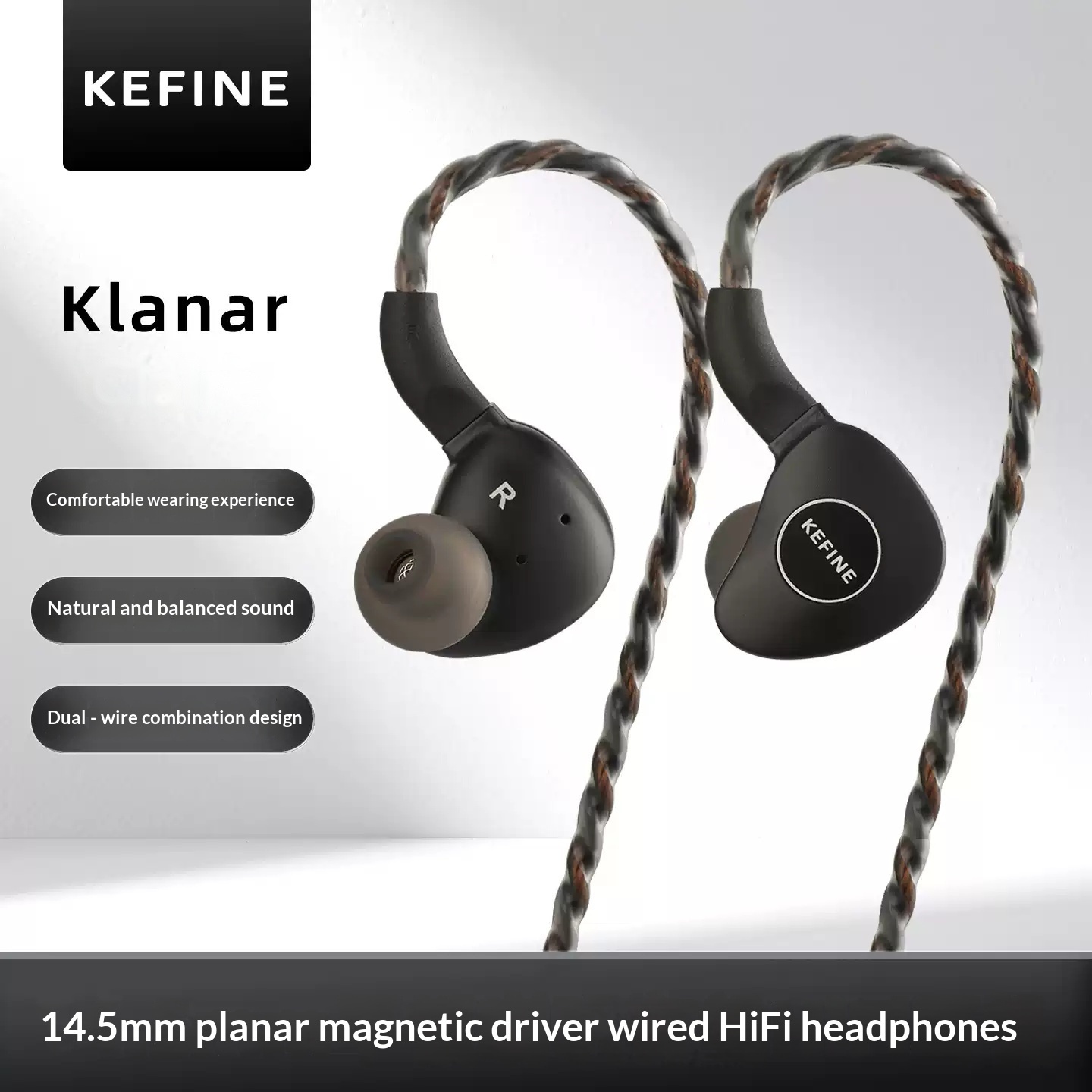 KEFINE Klanar Fones de Ouvido  - Planar Magnetic Iem Earphones avaliação e preço