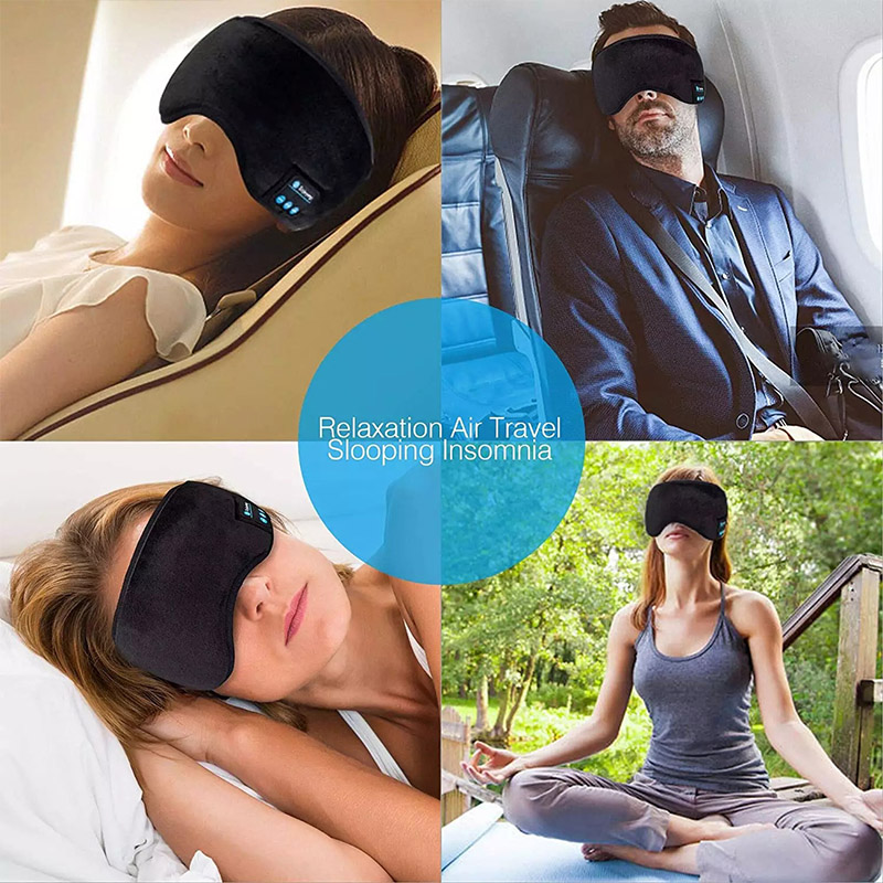 Bluetooth sem fio fones de ouv - Sleep Mask Headphones Bluetooth avaliação e preço