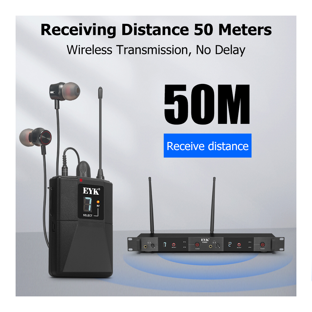Eyk iem82 uhf sem fio no siste - In Ear Monitors For Singers avaliação e preço