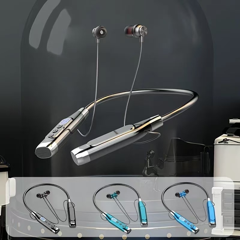 Verdadeiro estéreo sem fio fon - Magnetic Neckband Sports Earphones avaliação e preço