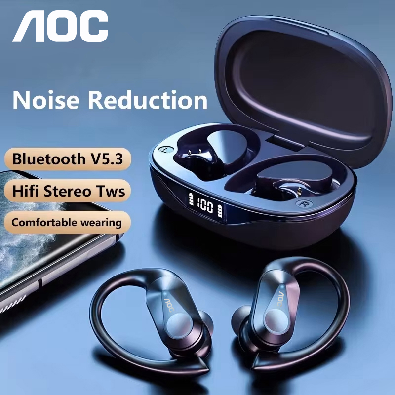 Fone de Ouvido Esportivo AOC S - Headphones avaliação e preço