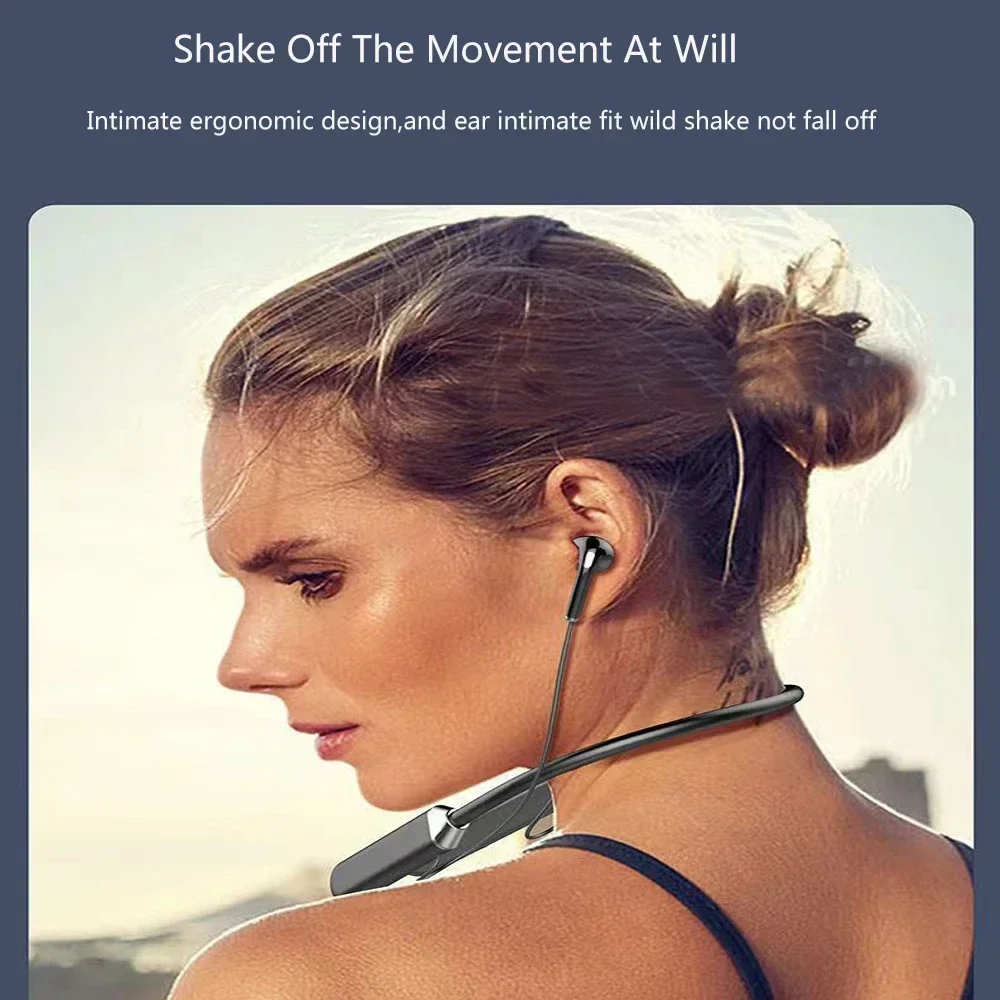 Fones de ouvido sem fio blueto - Magnetic Neckband Sports Earphones avaliação e preço