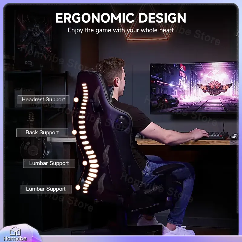 Cadeira de Jogos Ergonômica co - Speakers avaliação e preço