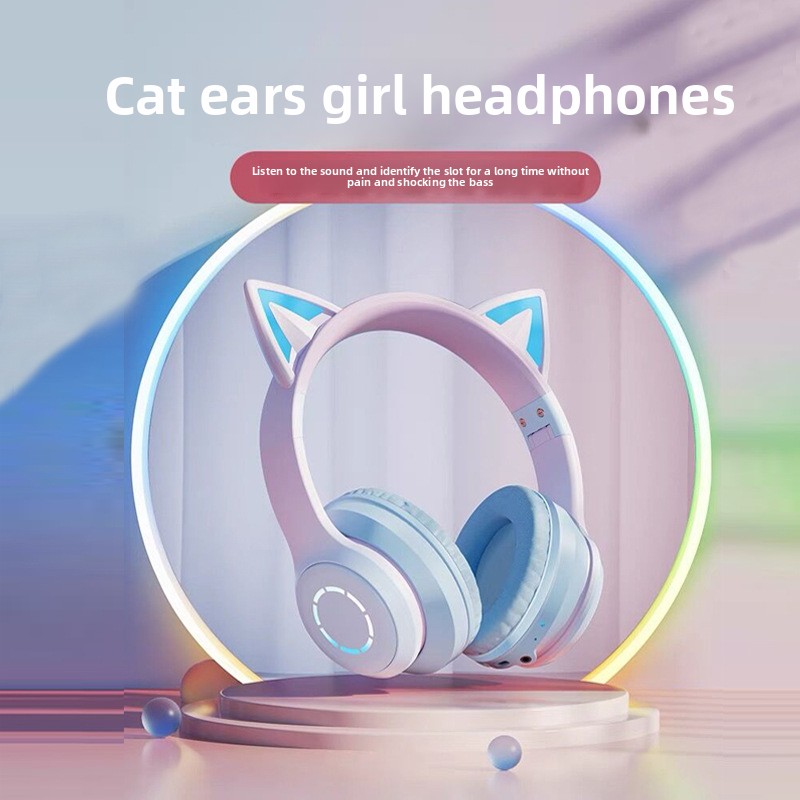Novo Fone de Ouvido Bluetooth  - Cat Ear Bluetooth Headset Led avaliação e preço
