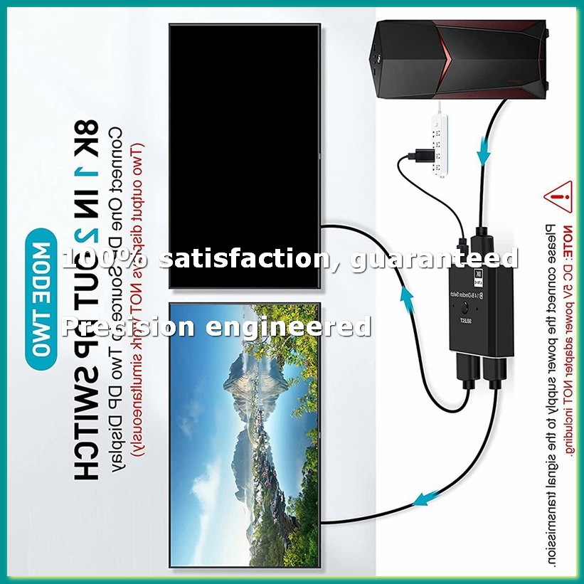 Switch DisplayPort 8K 2 em 1 S - Laptops avaliação e preço