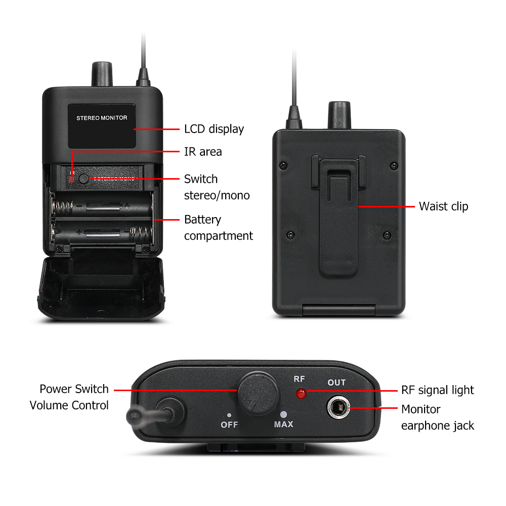 Eyk em100 sistema de monitor i - In Ear Monitors For Singers avaliação e preço