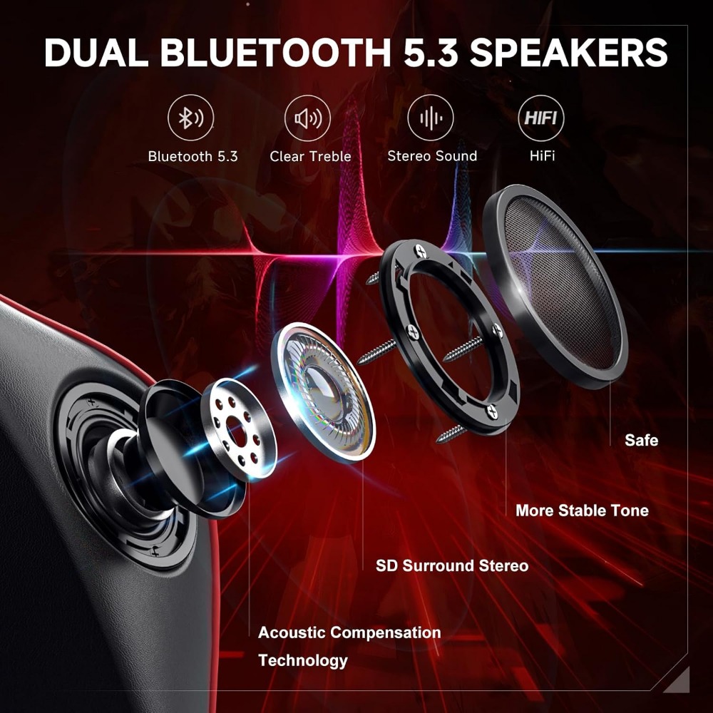 Cadeira de Jogos Ergonômica co - Speakers avaliação e preço