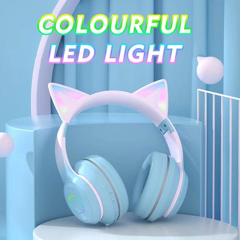 Novo Fone de Ouvido Bluetooth  - Cat Ear Bluetooth Headset Led avaliação e preço