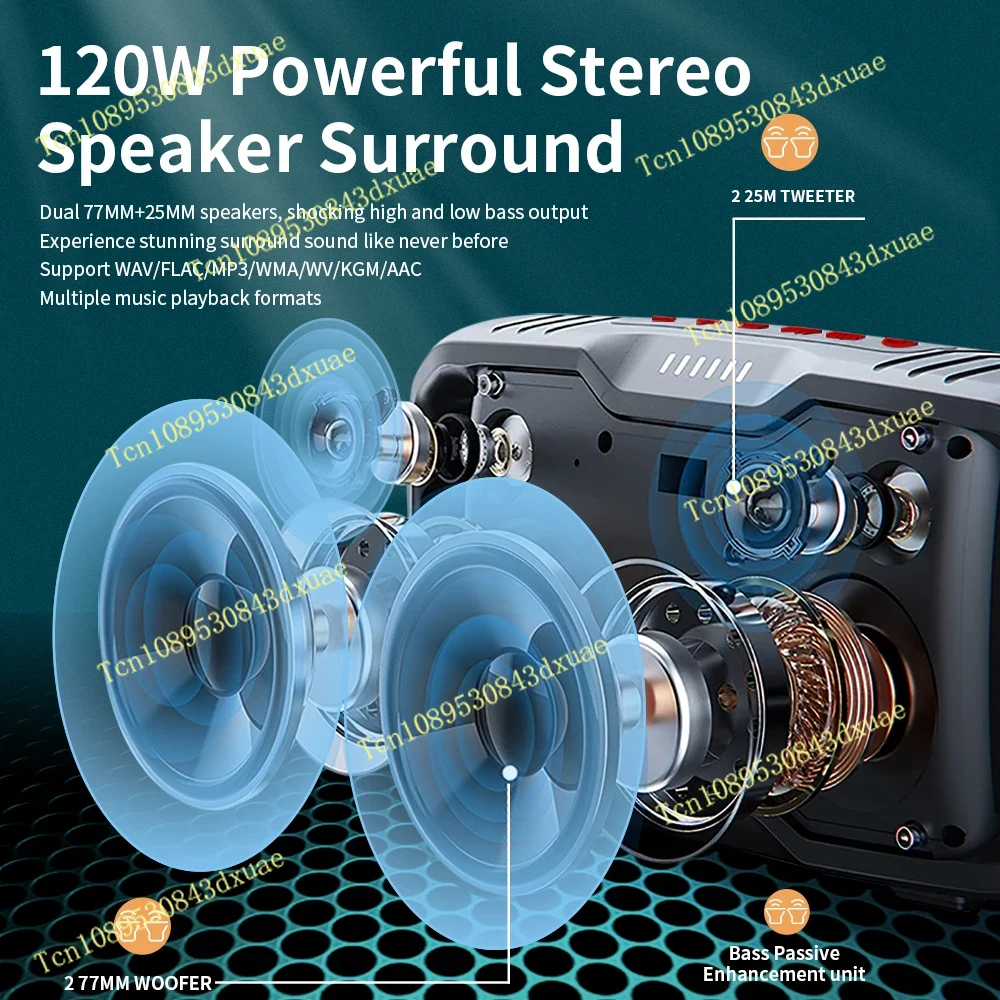 Caixa de Som Portátil Bluetoot - Portable Bluetooth Speaker Waterproof Ipx7 avaliação e preço