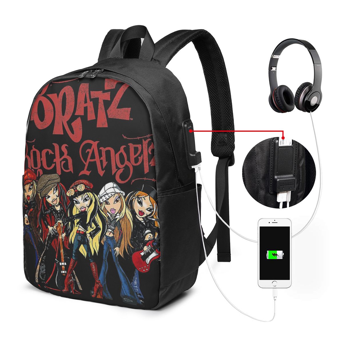 Mochila Bratz Rock Angelz Grou - Laptops avaliação e preço